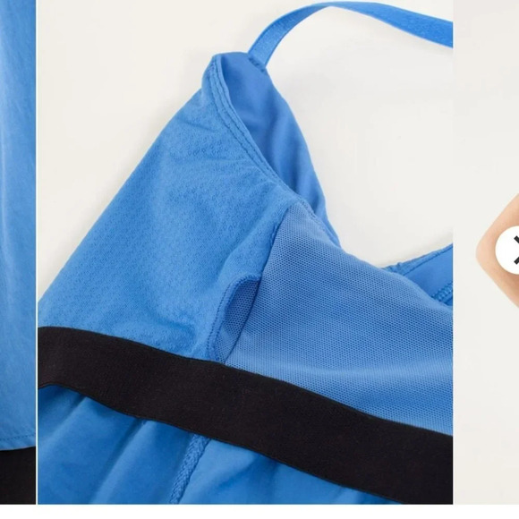 Lululemon Find Bliss tank top  porcelain blue 4 - Picture 3 of 16